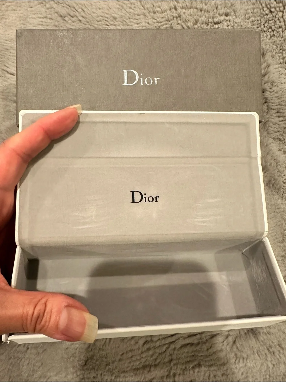 Dior Women's Dark Tortoiseshell Rectangle Optical Glasses with Gold Accents